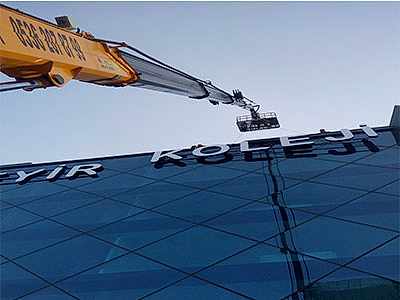 SEYİR KOLEJİ SEPETLİ VİNÇ ÇALIŞMAMIZ