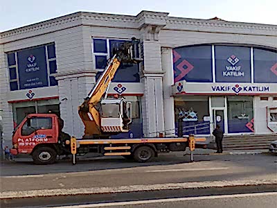 VAKIF KATILIM SEPETLİ VİNÇ ÇALIŞMAMIZ